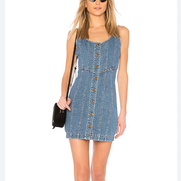 NICHOLAS Dresses & Skirts - N/Nicholas Light Wash Denim dress